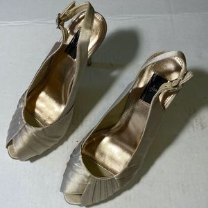 Glint strappy heels, size 7.